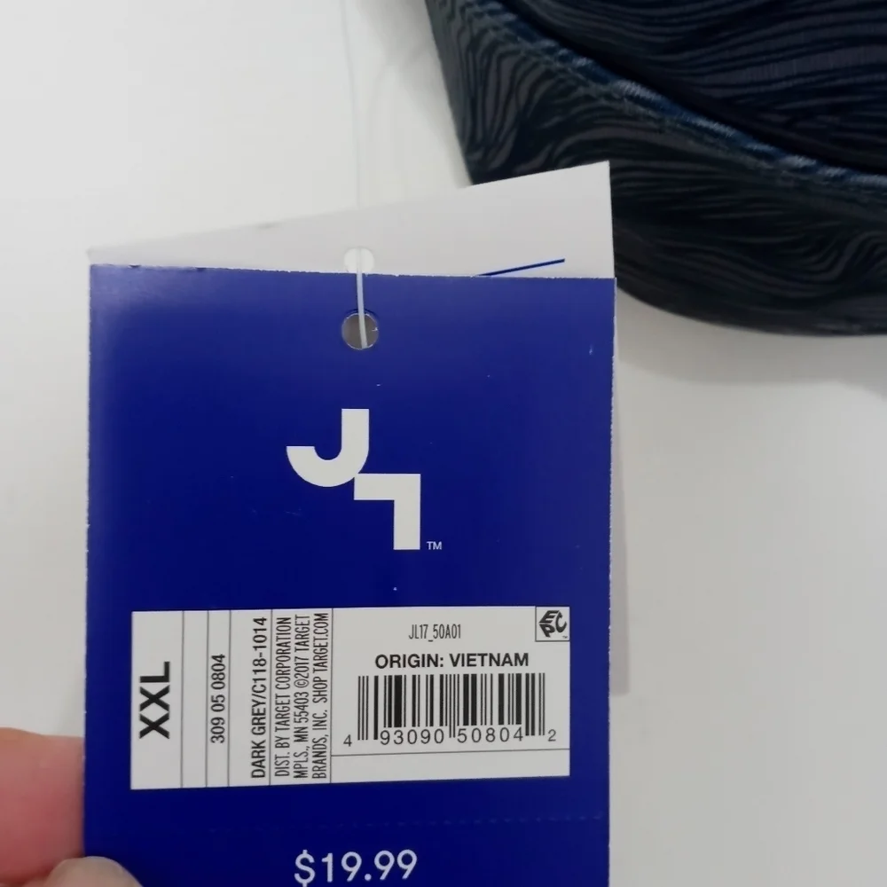 Joy lab Athletic Sports Bra. Wave Pattern. Removable Pads